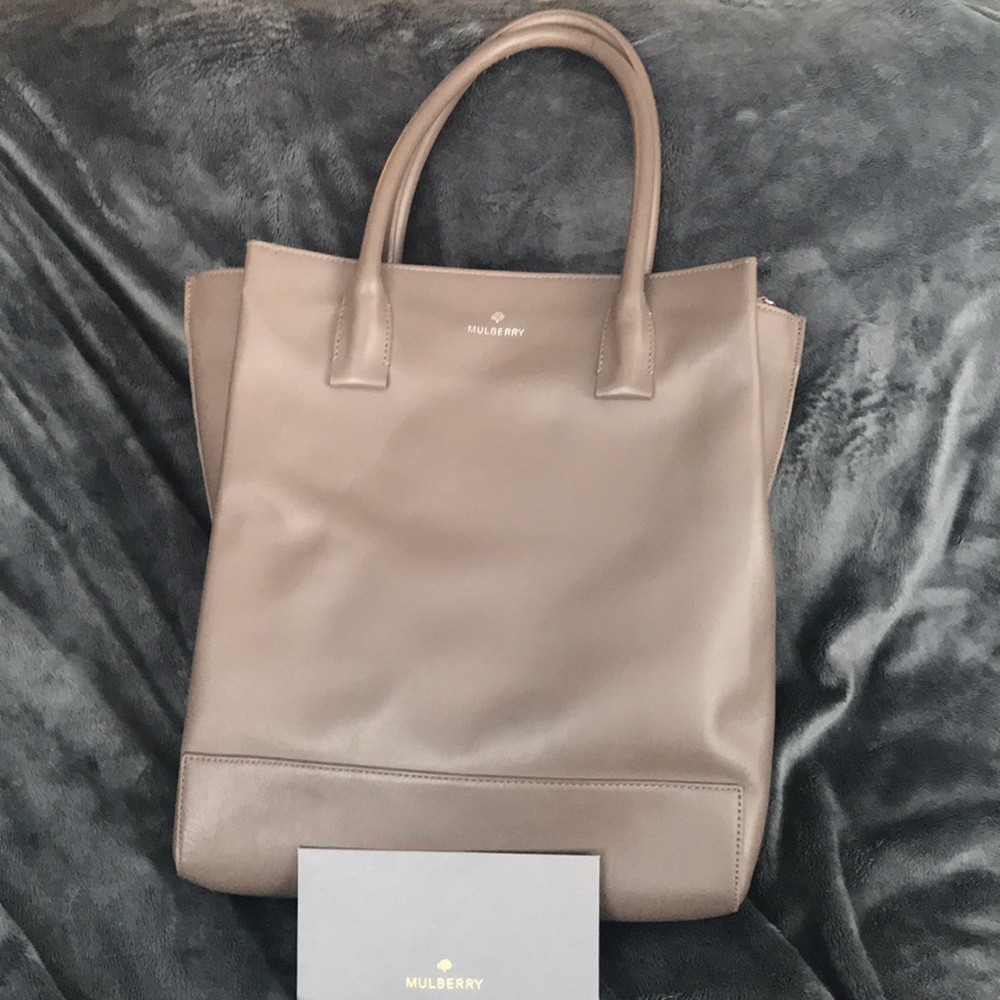 Mulberry Arundel Tote Calf Napa in Taupe 2016